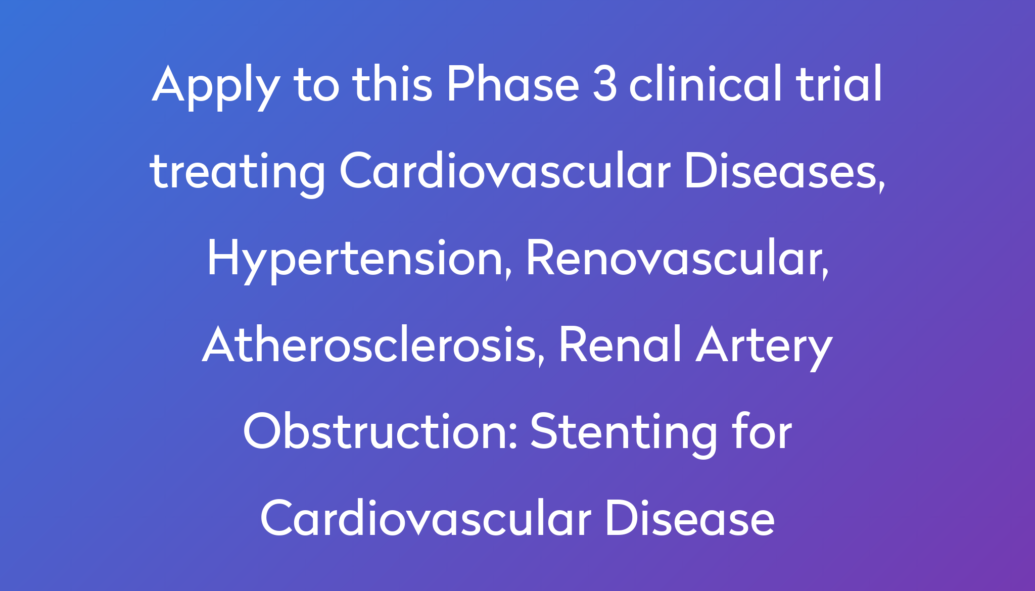 stenting-for-cardiovascular-disease-clinical-trial-2023-power